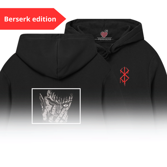 Berserk Guts Edition Embroidery Hoodie