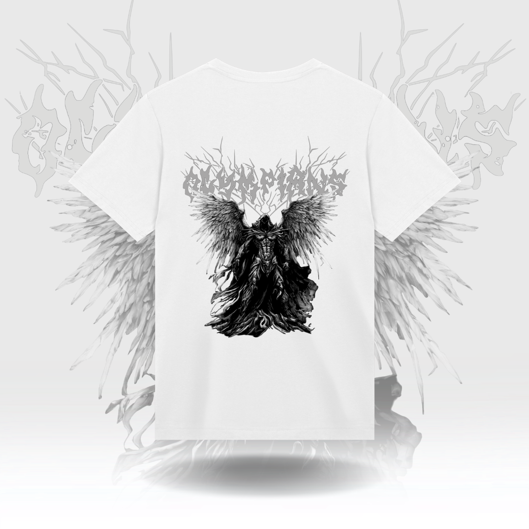 T-Shirt - Eclipse of Fallen Knight White - Olympians, Olympian, Eclipse