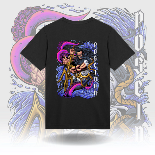 T-Shirt - Poseidon, God of the Sea - Olympians, Olympian, 12 Olympic Gods