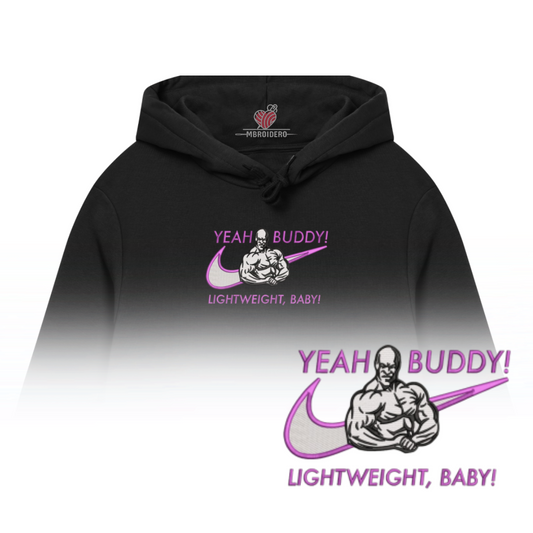 Ronnie Coleman Embroidery Black Hoodie